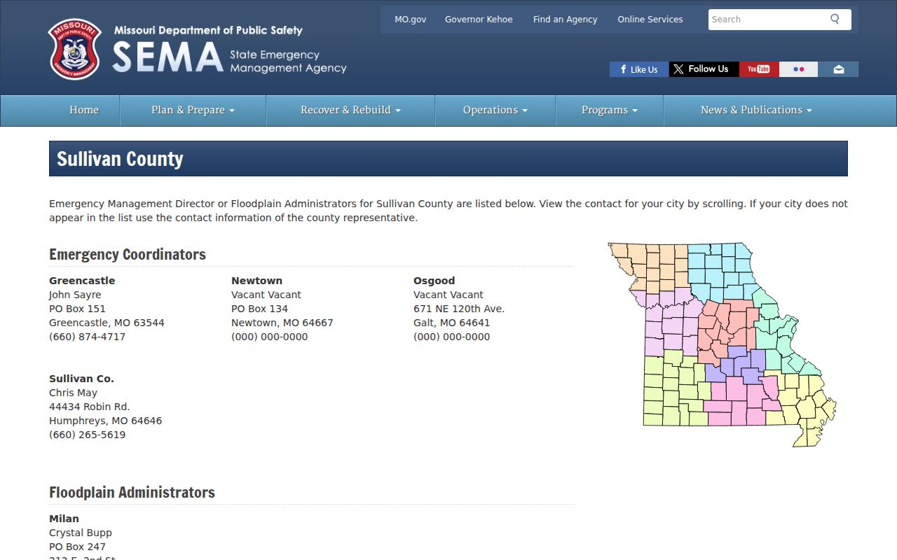 Green City warrant records county directory